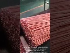 Tube fin heat echanger U shape Hairpin