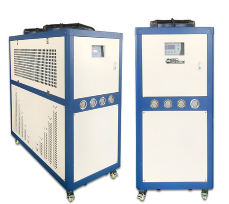 R404a 3-fazowy agregat chłodniczy chłodzony wodą Sterowanie PLC z zaworem bezpieczeństwa